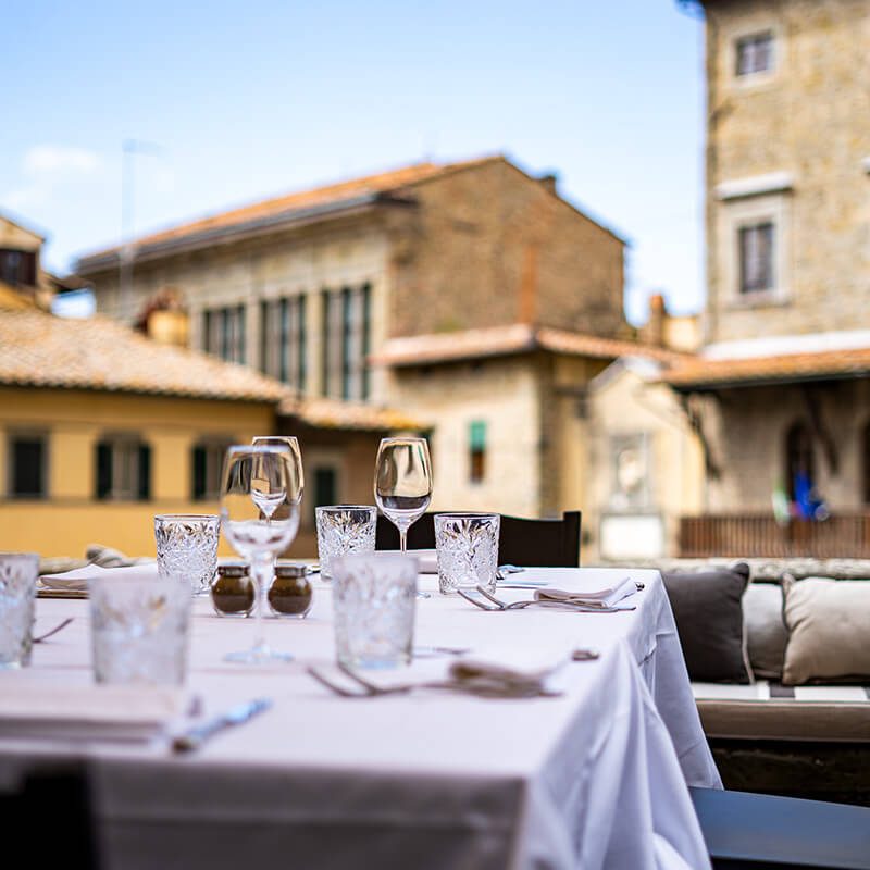 Ristorante all'aperto Cortona - Ristorante La Loggetta